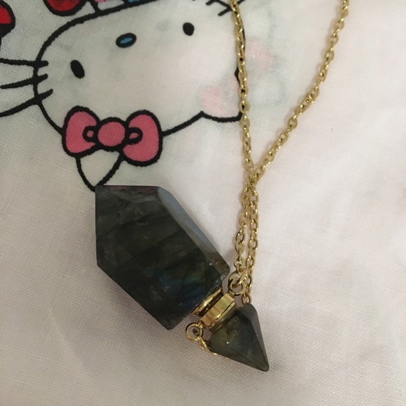 Stone Bottle Diffuser Neclace - Picture 1 of 10